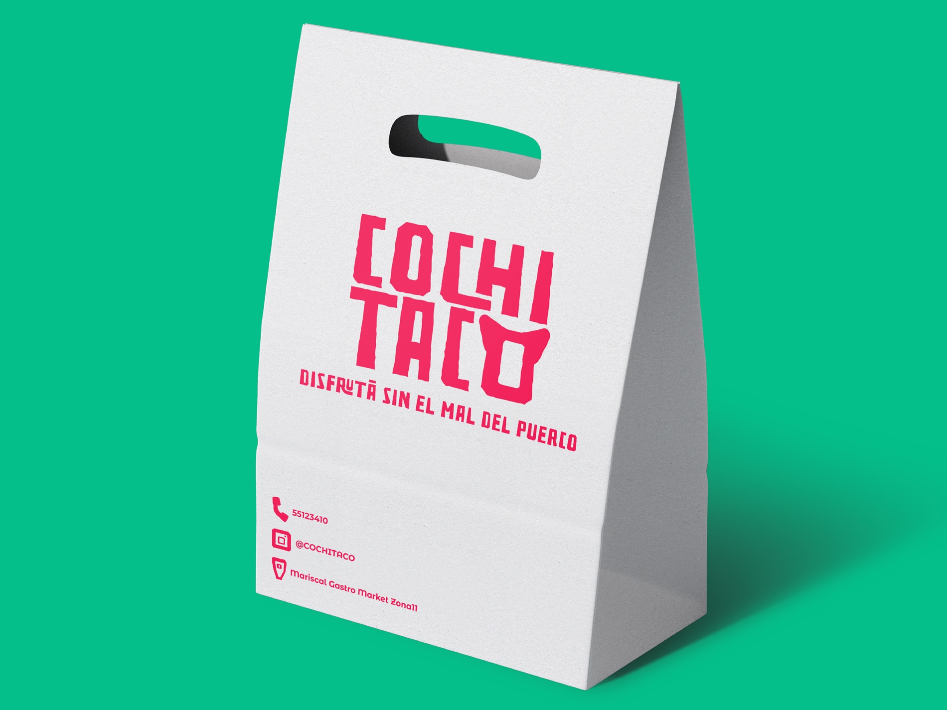 Cochitaco, marca · f&b por CBAS, diseñador gráfico Guatemala