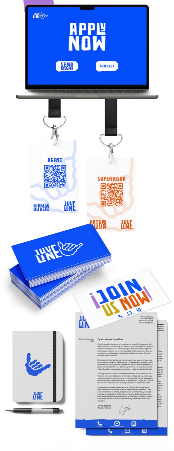 Juveline, diseño y branding por CBAS, pieza 02