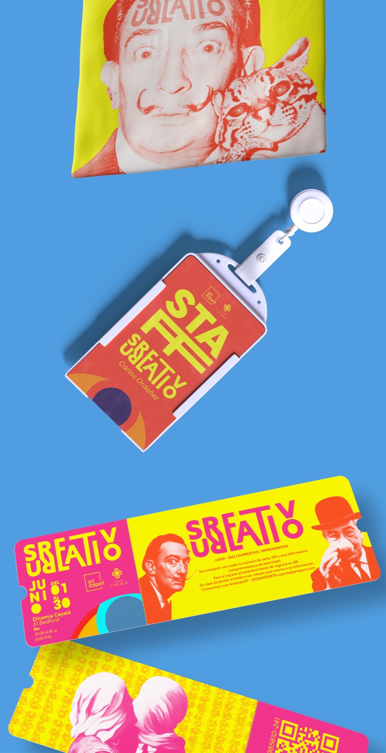 Surreativo, diseño y branding por CBAS, pieza 02